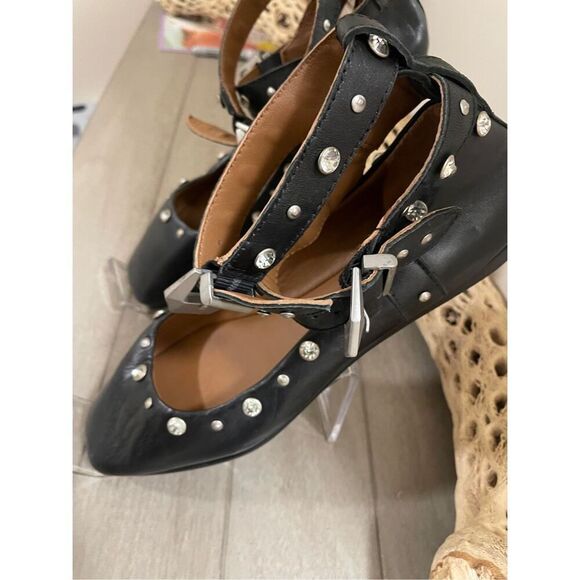 Free People Mystic Mary Jane Double-Strap Flats Size 7 - Picture 11 of 12